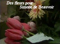Des fleurs pour Simonde de Beauvoir