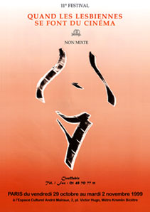 Poster of the 11th Festival 1999 designed by Isabelle Chasles