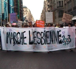 La marche lesbienne de Paris 2003
