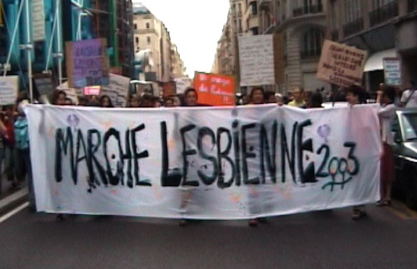 La marche lesbienne de Paris 2003