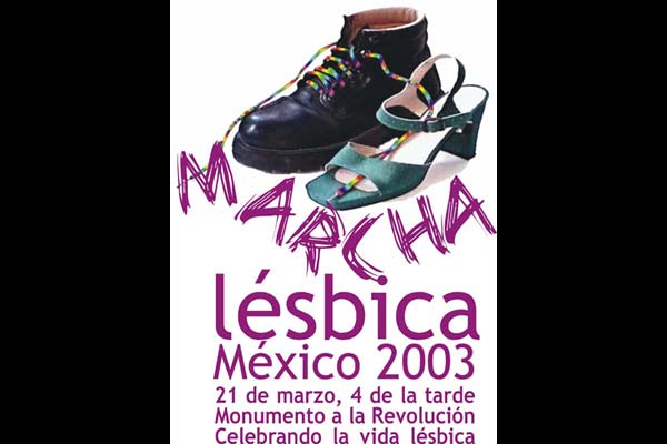 MARCHA LÉSBICA MÉXICO 2003