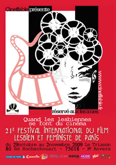 Poster of the 21st Festival 2009 designed by Mélissa Laveaux