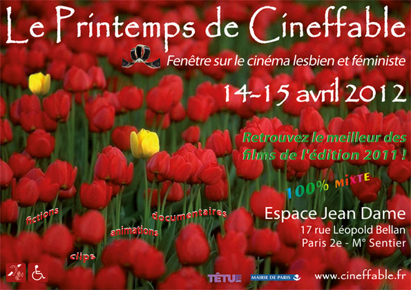 Affiche du Printemps de Cineffable 2012
