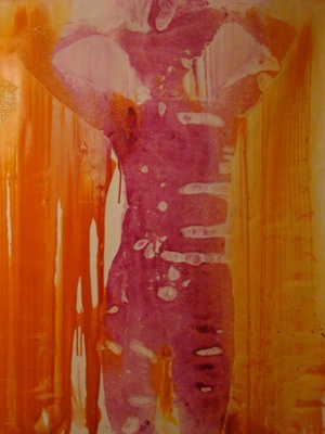 Elle tait dchausse, elle tait dcoiffe mon amie  la coiffure de lin (extrait) - Veradias - Peinture