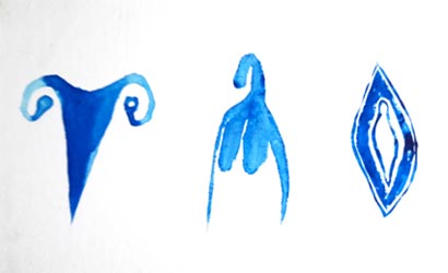 Clmentine Aubry, Triptyque bleu