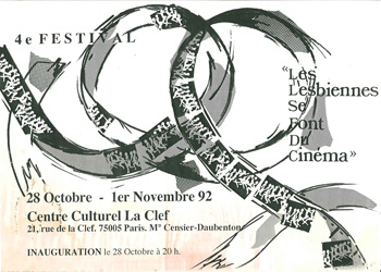 Affiche 4e Festival 1992