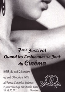 Affiche 7e Festival 1995 réalisée par Stéphane Pineau